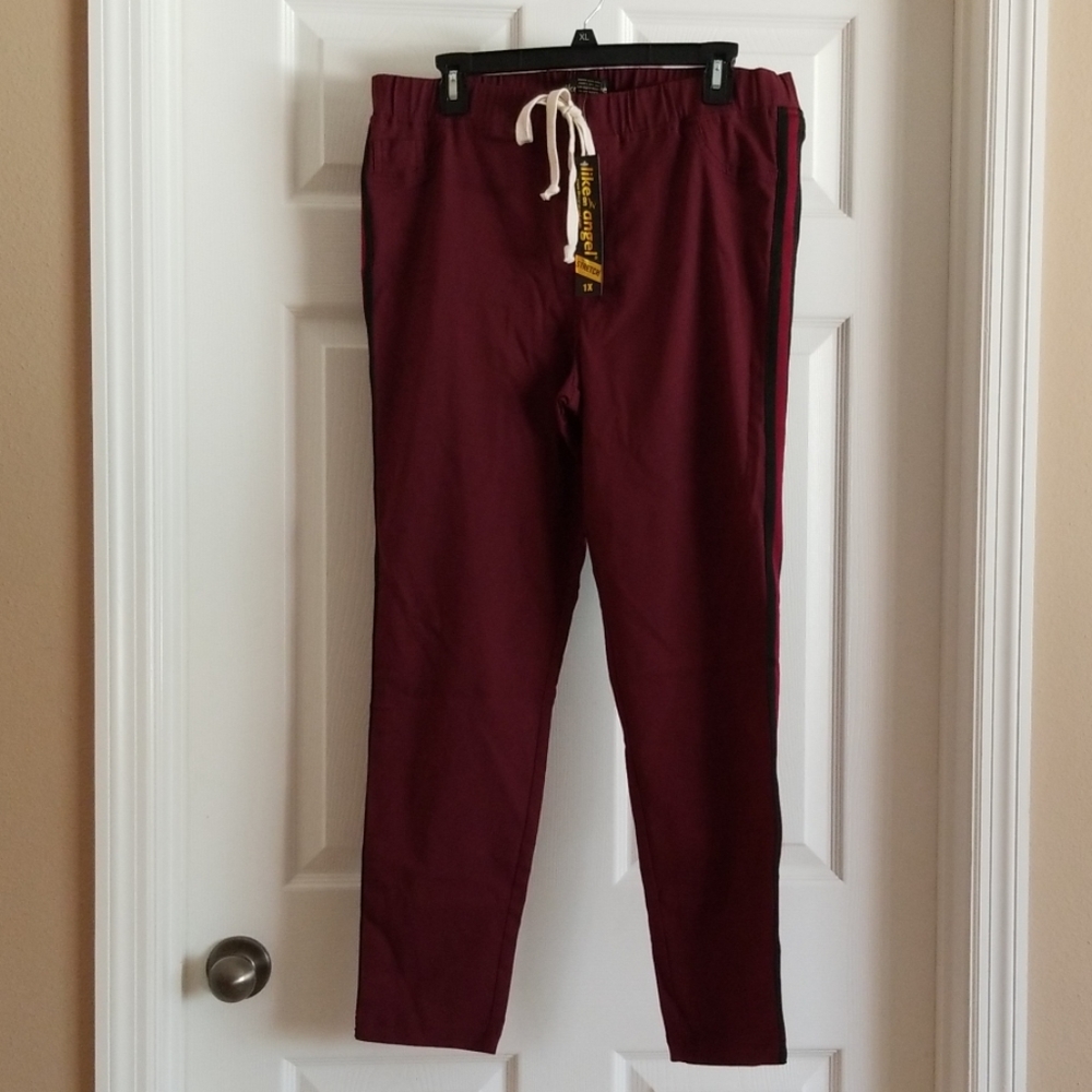 Wine colored joggers